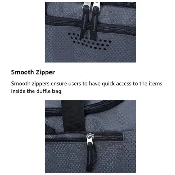 Widfre Gym Travel Duffel Bag with Shoe Compartment‎ Navy Blue NEW - Picture 6 of 12